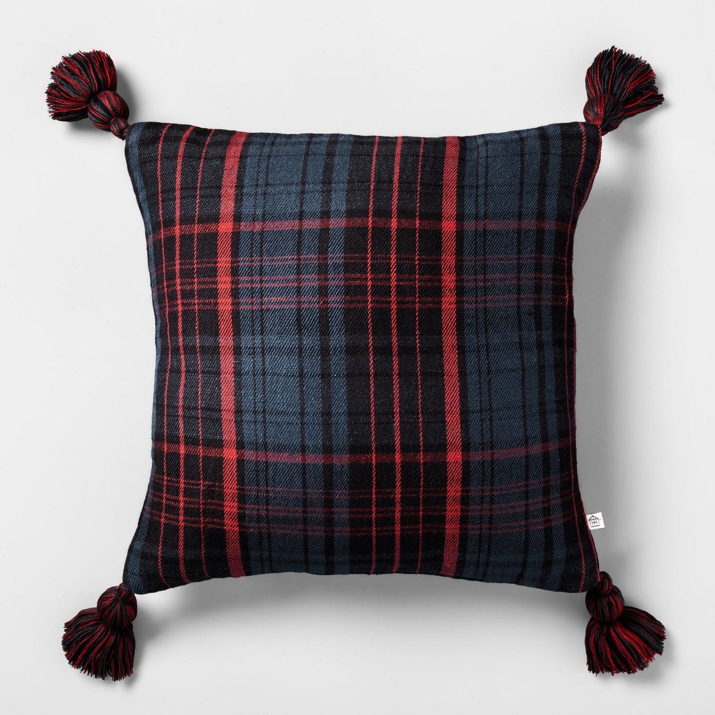 Blue-and-Red-Plaid-Throw-Pillow